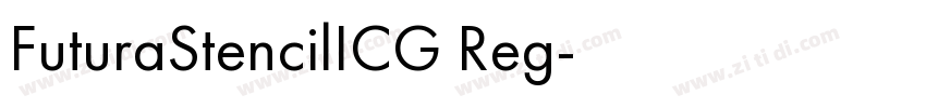 FuturaStencilICG Reg字体转换